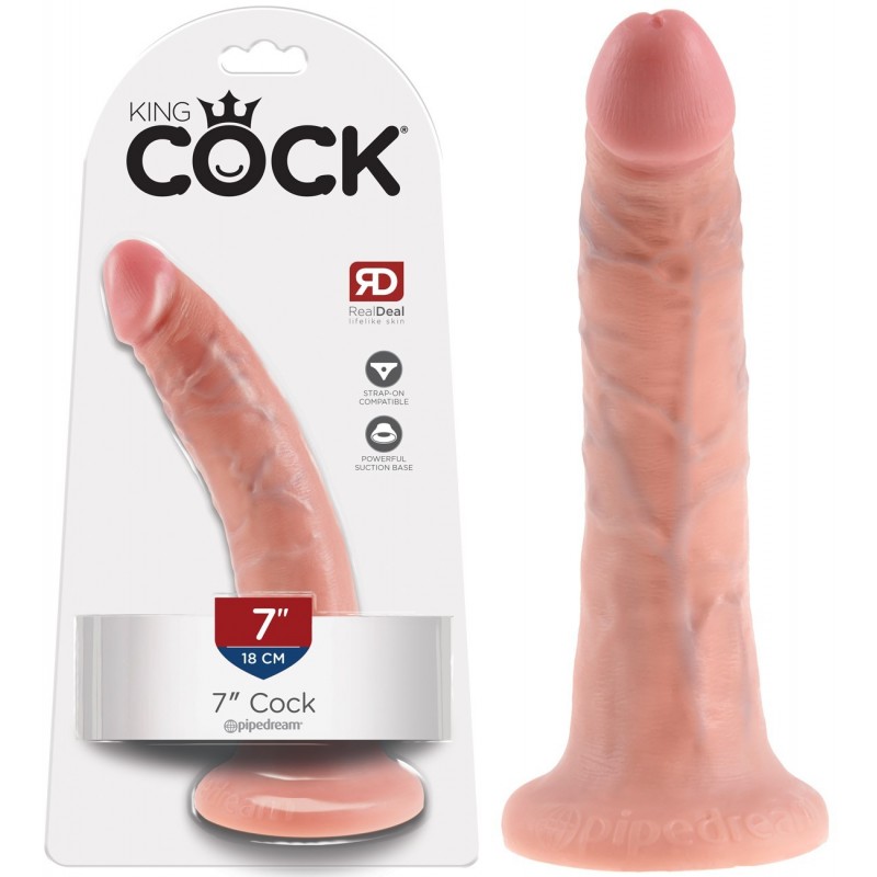 Gode anal à ventouse King Cock Latino 19 cm