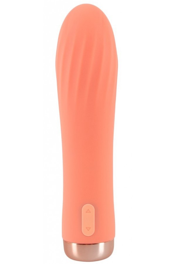 Vibromasseur Rechargeable Peachy Mini Ribbed