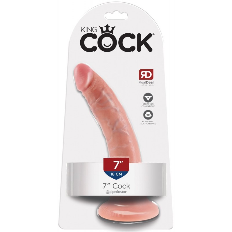 Gode anal à ventouse King Cock Latino 19 cm