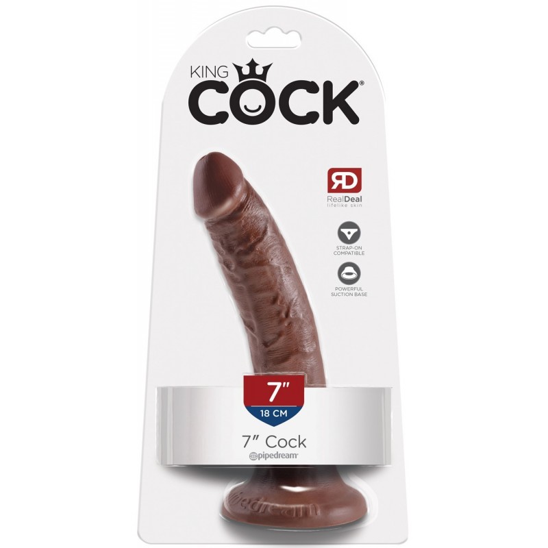 Gode anal à ventouse King Cock Latino 19 cm