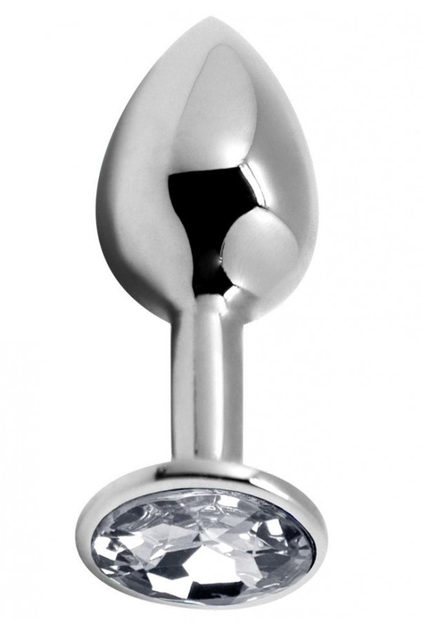 Plug Anal en Aluminium et Strass S