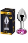 Plug Anal en Aluminium et Strass S