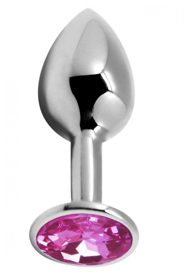 Plug Anal en Aluminium et Strass S