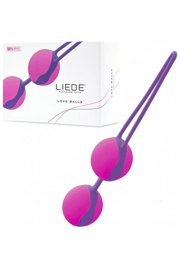 Boules de Geisha en silicone Violet /