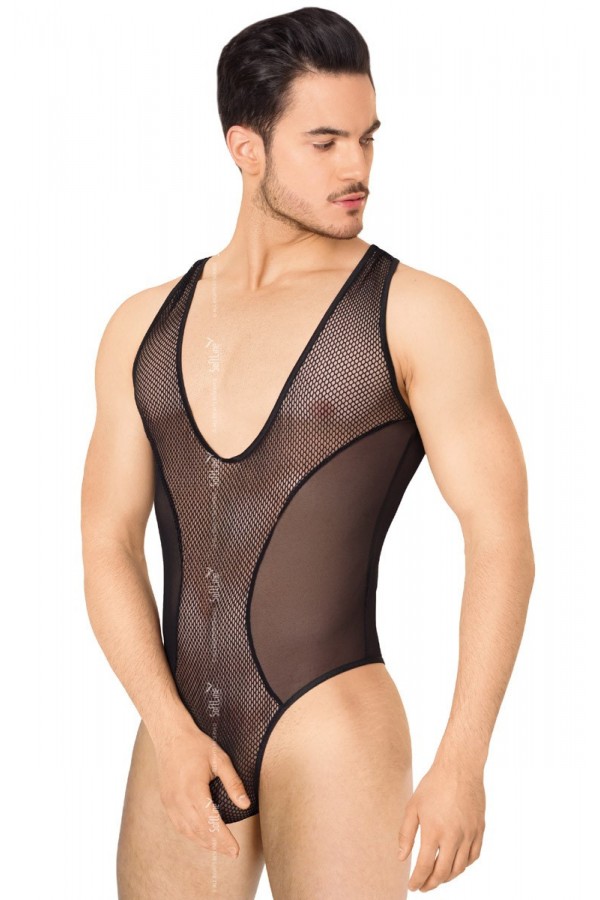 Body Pour Homme en Résille M-L