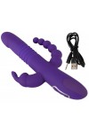 Vibromasseur Rechargeable Triple Va-et-Vient Smile