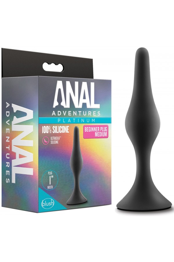 Plug Anal en Silicone Beginner Medium