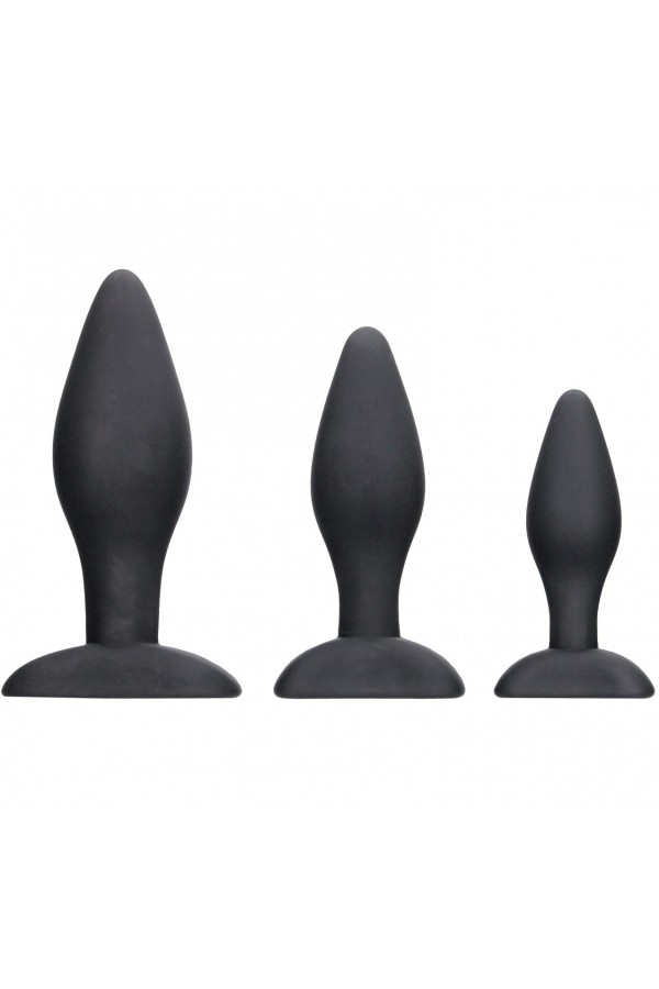 Set de 3 plugs Anaux en Silicone Apex