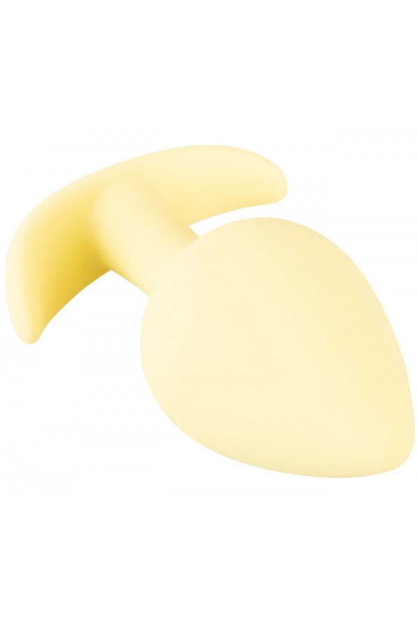 Plug Anal Cuties en Silicone Jaune