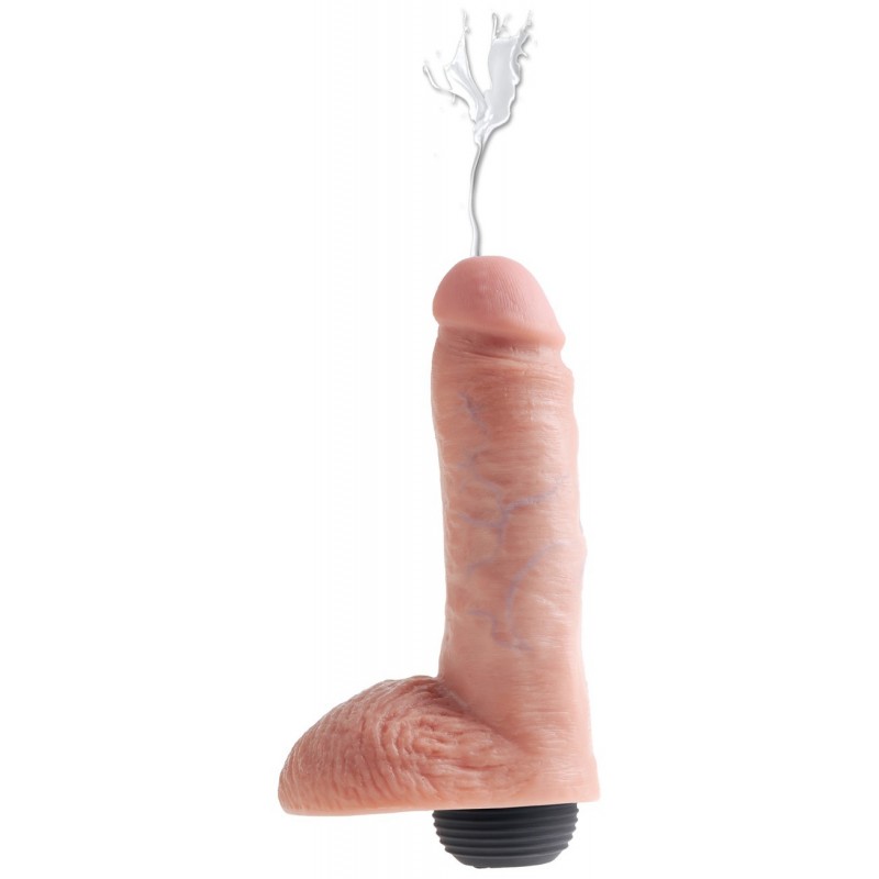 Gode réaliste qui ejacule King Cock 20 cm