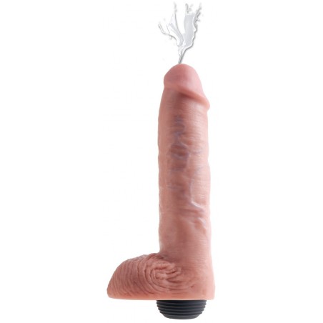 Gode réaliste qui ejacule King Cock 26,5 cm