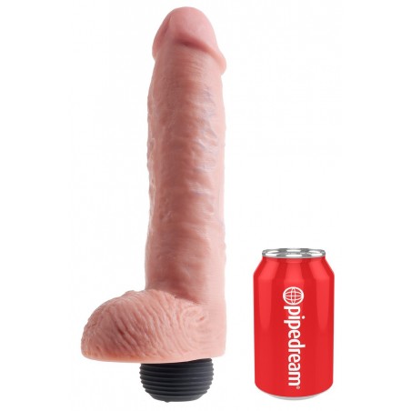 Gode réaliste qui ejacule King Cock 26,5 cm