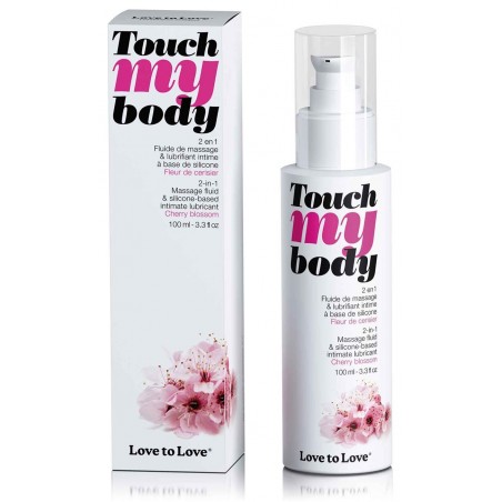 Massage + Lubrifiant Touch My Body Monoï 100 ml
