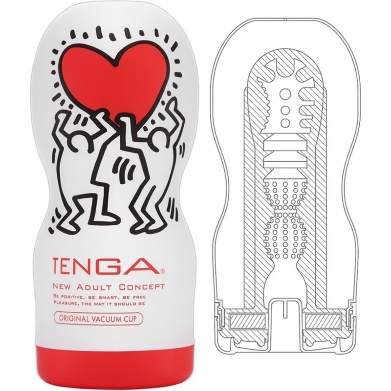 Masturbateur Tenga Keith Haring Original Vaccum Cup