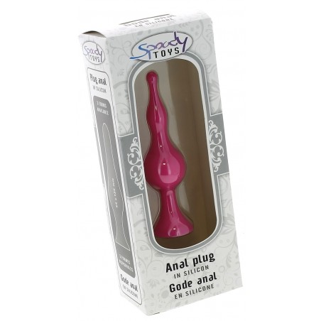 Gode anal a ventouse en silicone Medium 12 cm