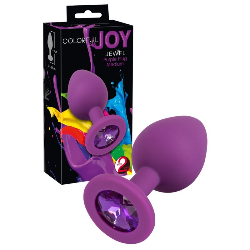 Plug Colorful Joy en silicone