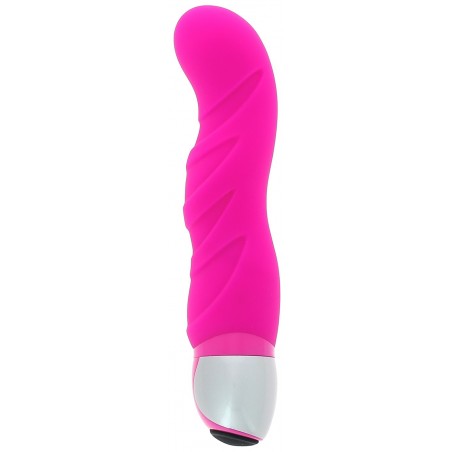 Vibromasseur strié en silicone 7 vitesses