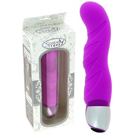 Vibromasseur strié en silicone 7 vitesses