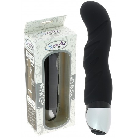 Vibromasseur strié en silicone 7 vitesses