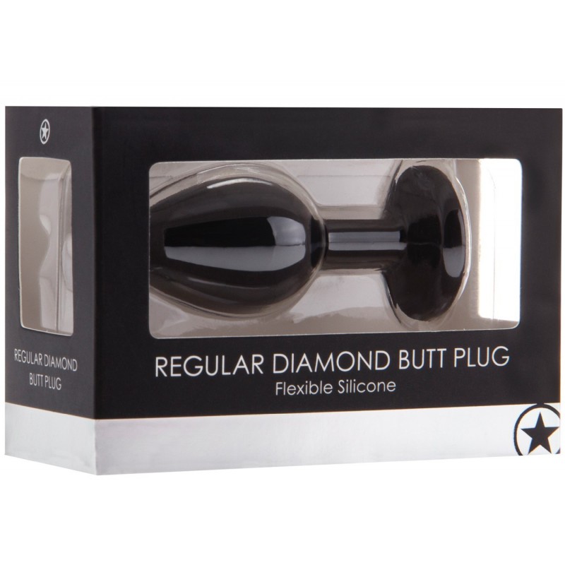 Gode Anal En Silicone Regular Diamond