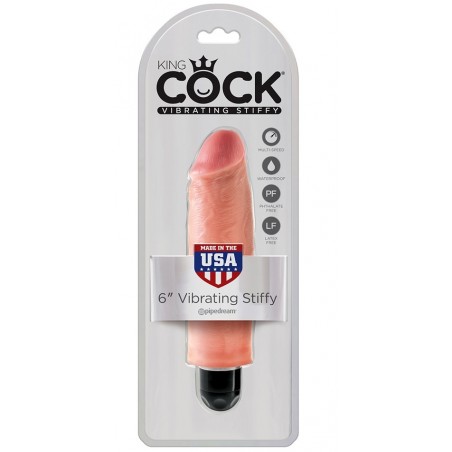 Vibromasseur Réaliste King Cock Stiffy 18,5 cm