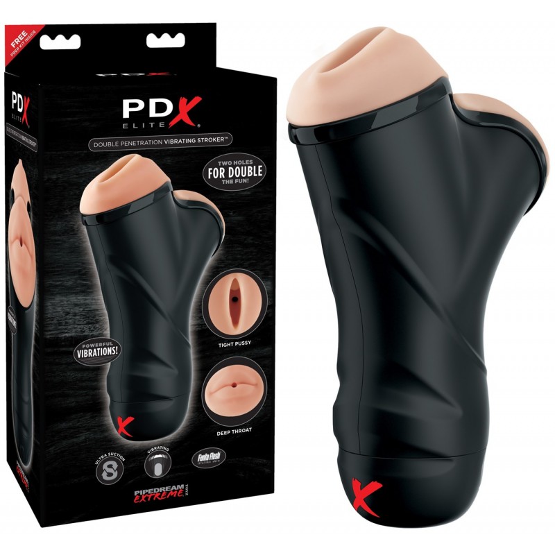 Masturbateur PDX Elite Double Penetration Stroker