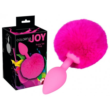 Plug en Silicone Colorful Joy Bunny Tail