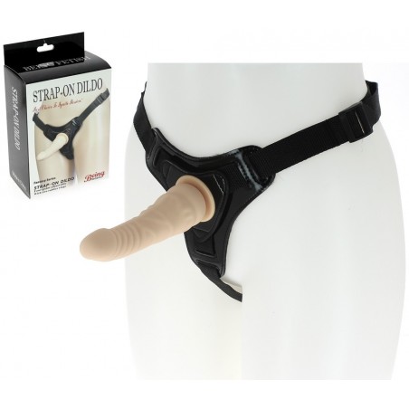 Gode ceinture réaliste en silicone 14 cm