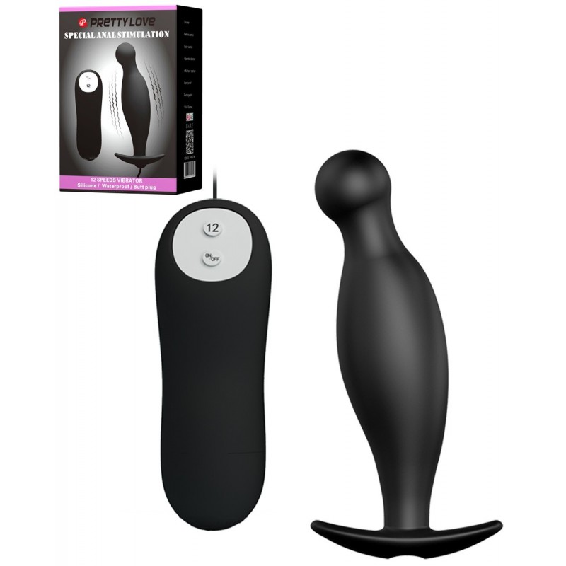 Vibromasseur Anal Pretty Love en silicone