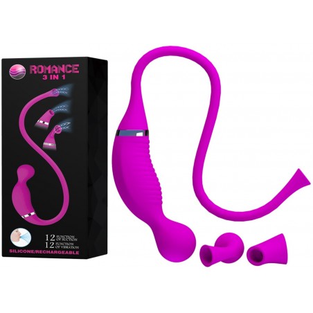 Stimulateur de Clitoris Rechargeable 3 en 1