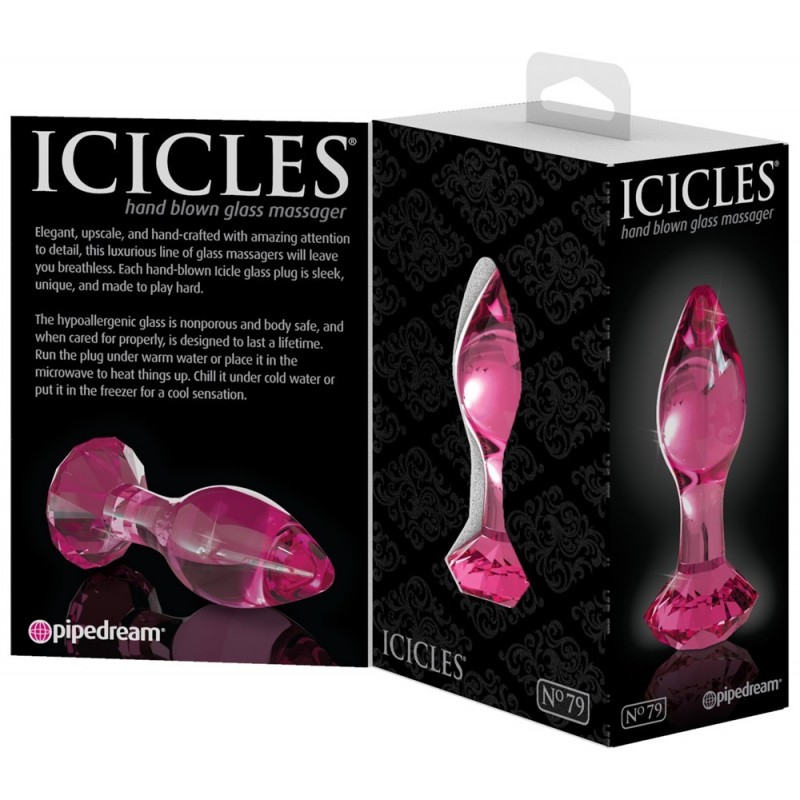 Plug en verre  Icicles N°78