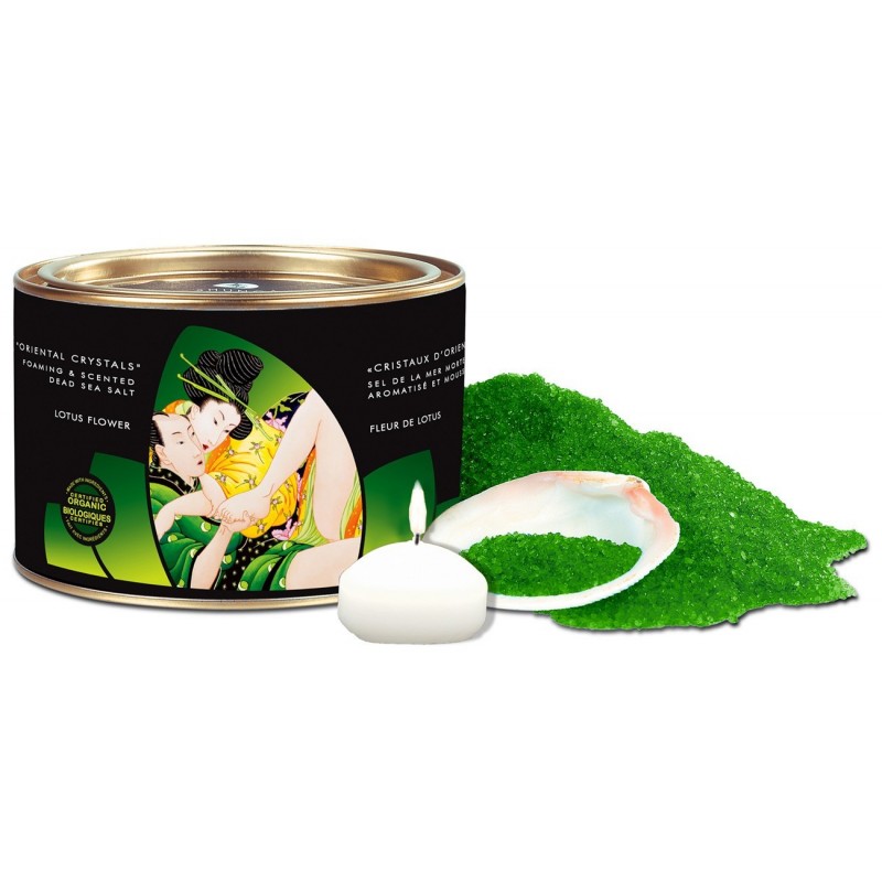 Cristaux de la Mer Morte Fleur de Lotus 600 gr