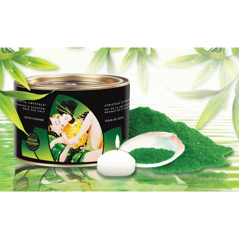 Cristaux de la Mer Morte Fleur de Lotus 600 gr