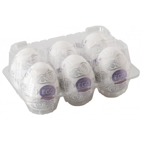 Boite de 6 Tenga EGG Cloudy violet