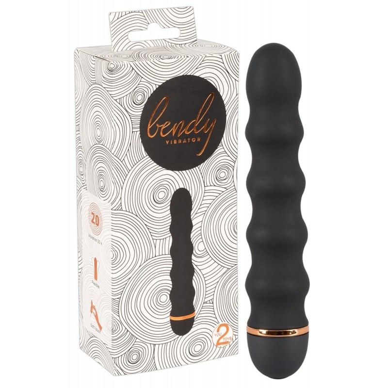 Vibromasseur Flexible en Silicone Bendy Wavy 20 vitesses