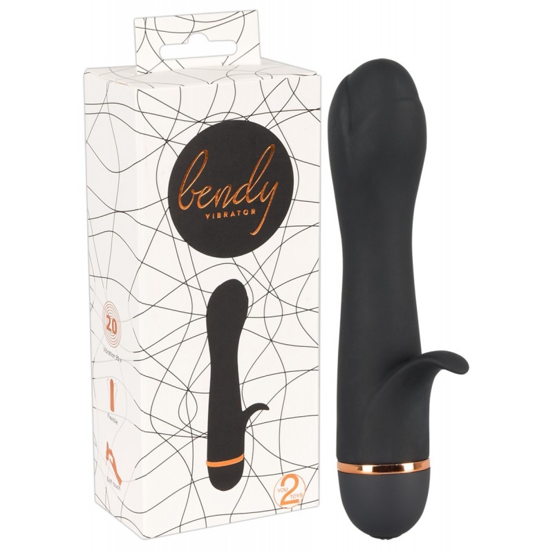 Vibromasseur Flexible en Silicone Bendy Tulip 20 vitesses