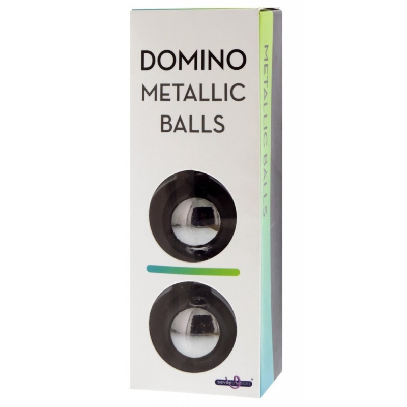 Boules en Metal Chrome Domino