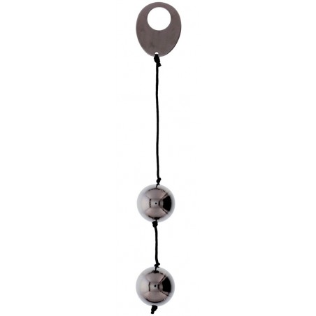 Boules en Metal Chrome Domino