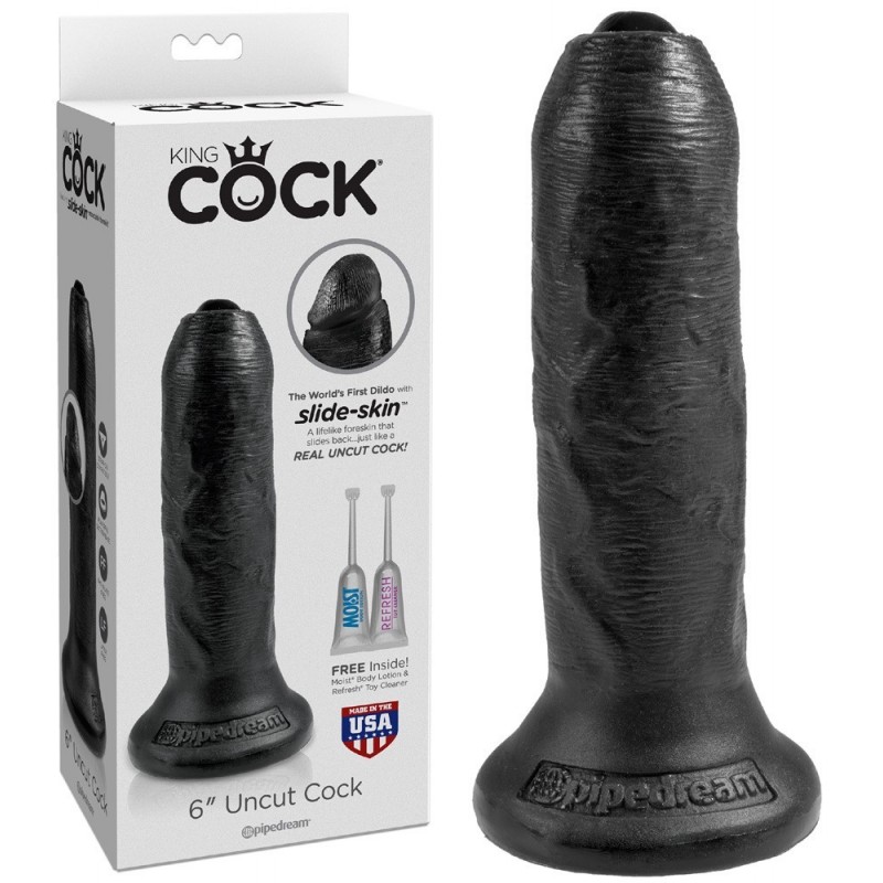 Gode Realiste qui se Decalotte King Cock 16 cm