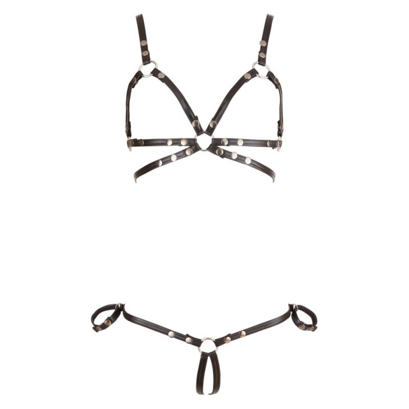 Bikini Bondage Ouvert avec Menottes S