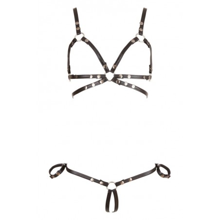 Bikini Bondage Ouvert avec Menottes S