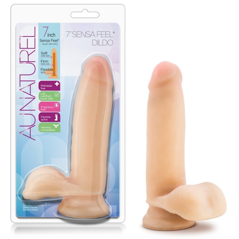 Gode Ventouse Toucher Peau Au Naturel 17 cm