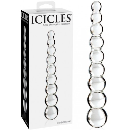 Double gode en verre Icicles No 02