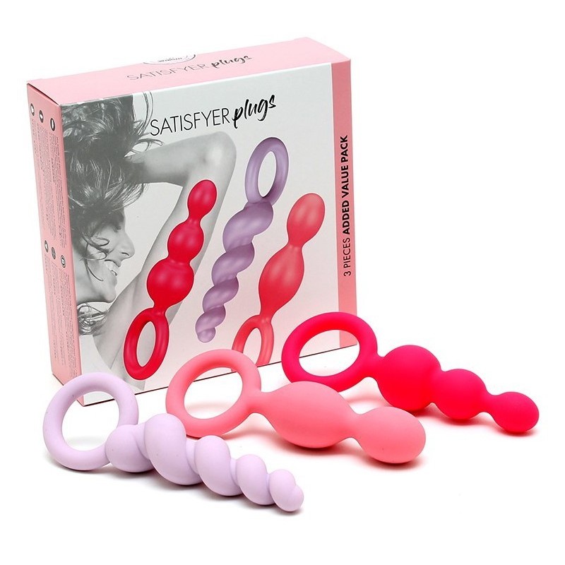 Satisfyer Plug Colorés X3