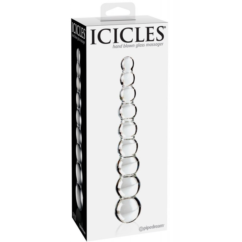 Double gode en verre Icicles No 02