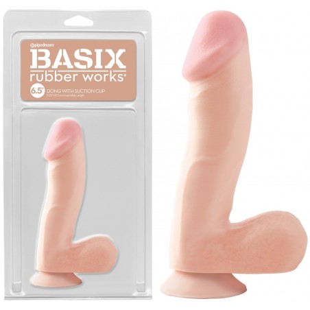 Gode ventouse Basix Rubber Works 17 cm