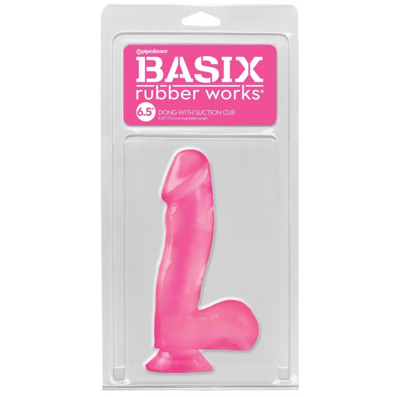 Gode ventouse Basix Rubber Works 17 cm