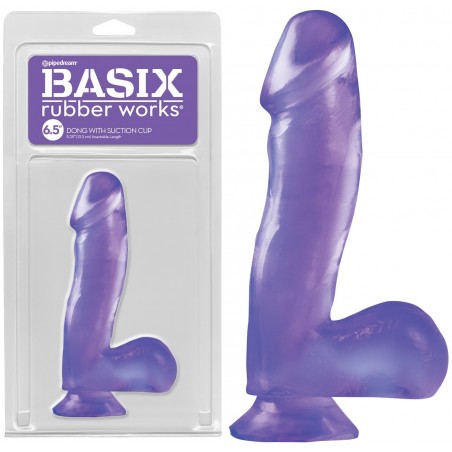 Gode ventouse Basix Rubber Works 17 cm