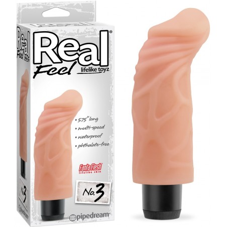 Vibromasseur réaliste Real Feel 3 14 cm