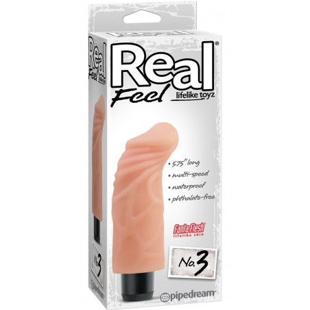 Vibromasseur réaliste Real Feel 3 14 cm